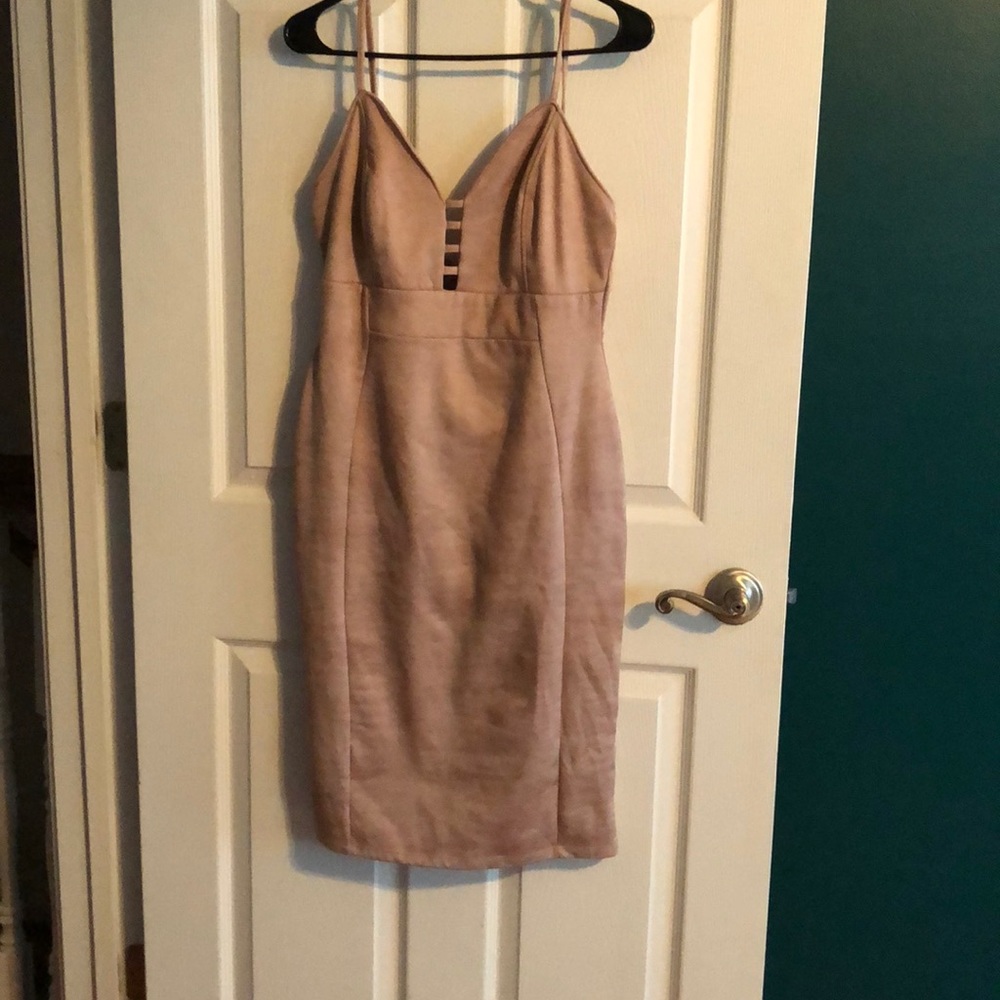 3 for $20 Tan spaghetti strap dress